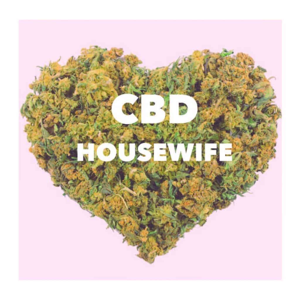 CBD Housewife hemp flower heart