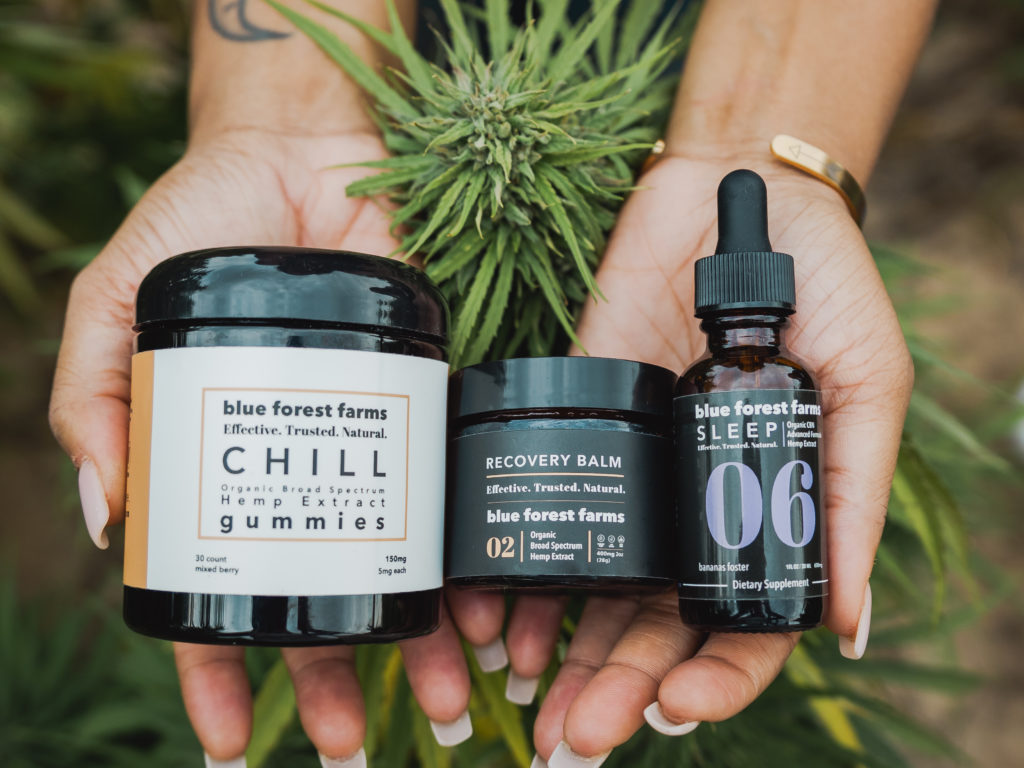 Organic CBD Products in Hands